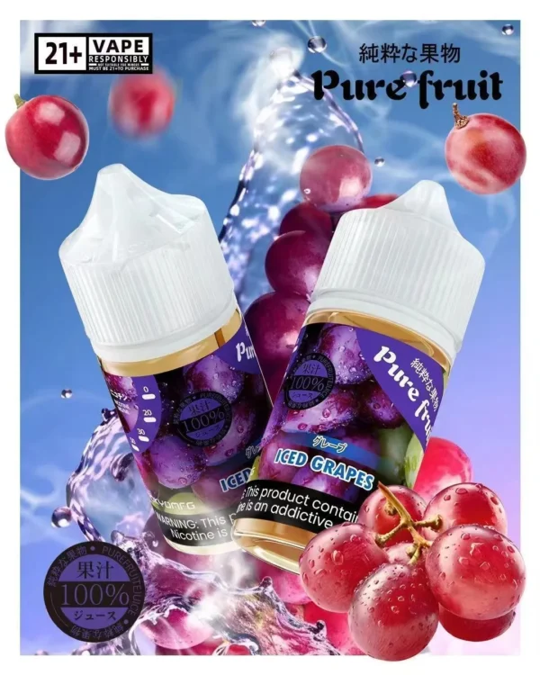 1783411015378 【鮮果多汁感】Pure Fruit 純粹果物煙油 擊喉感扎實細膩 完美還原真果香 現貨秒出