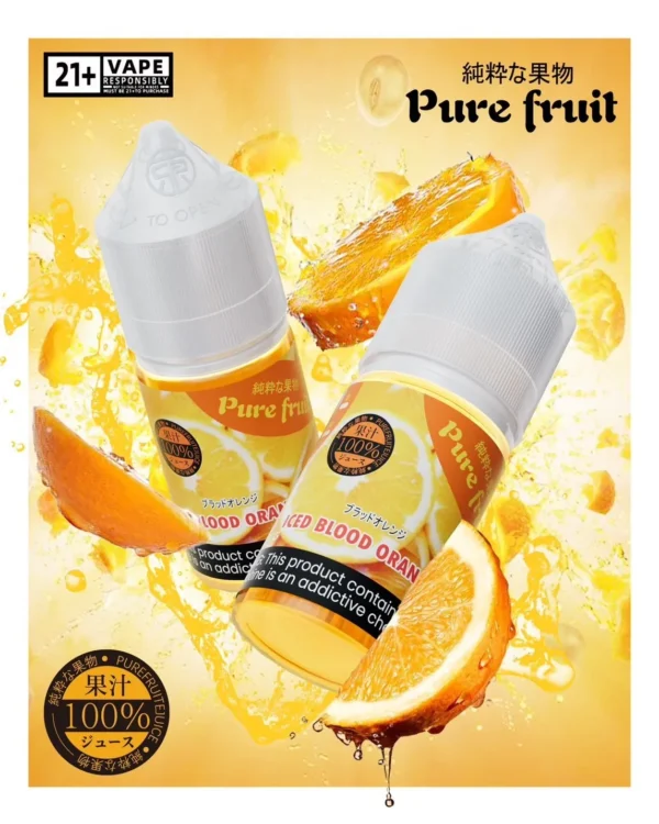66917329 【鮮果多汁感】Pure Fruit 純粹果物煙油 擊喉感扎實細膩 完美還原真果香 現貨秒出