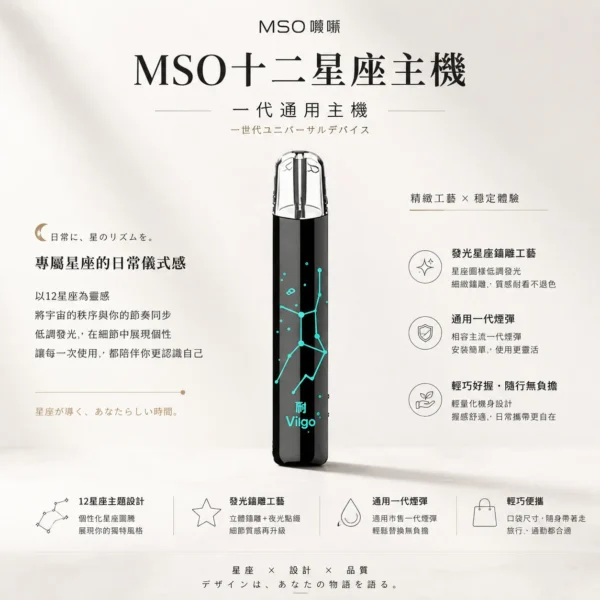 ChatGPT Image 2026年8月23日 下午08_04_55 【顏值天花板】MSO 爅嘶 十二星座系列 一代通用主機 質感工藝 潮流必備