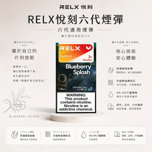 ChatGPT Image 2026年8月24日 下午09_22_00 【正品保證】RELX 悅刻 六代煙彈 官方原廠 防偽正品 品質保障 售後無憂【買三盒加購350贈主機 買十贈二】