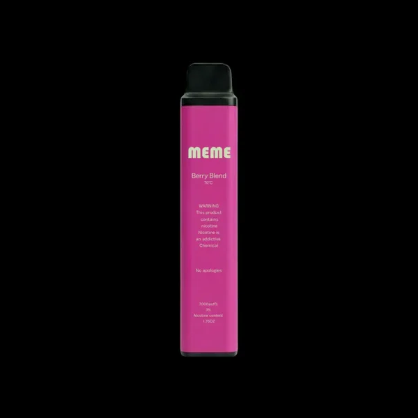 MEME Berry Blend 【老手推爆】MEME 7000口 拋棄式電子煙 霧化主機 極致絲滑層次豐富 擊喉感扎實正品