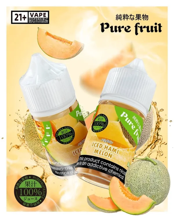 ef6e67_e90fe2a8170749b68ca9a19815e763demv2 【鮮果多汁感】Pure Fruit 純粹果物煙油 擊喉感扎實細膩 完美還原真果香 現貨秒出