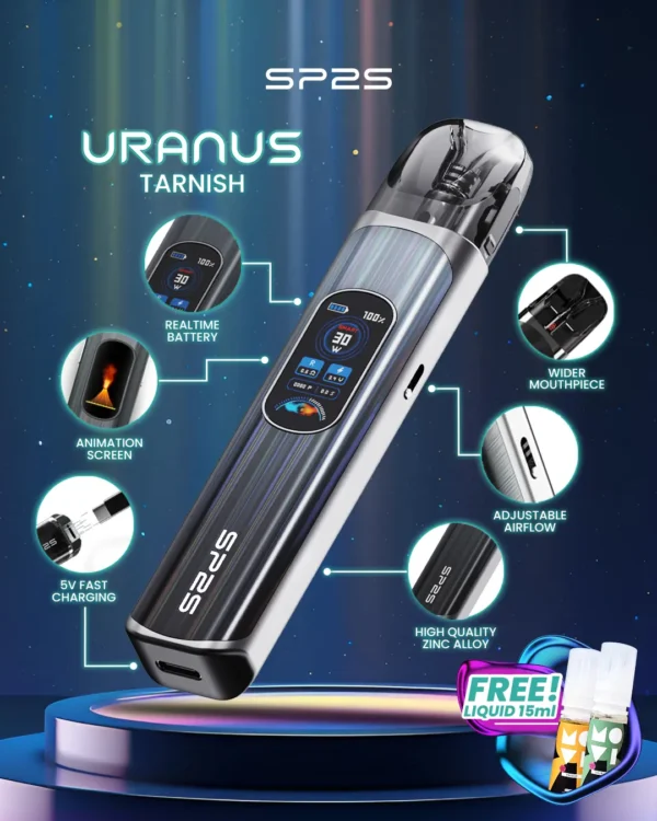 MP Uranus 1080x1350px New-Product Tarnish SP2S Uranus 天王星 30W開放式注油主機|0.96吋液晶屏精準顯示 台灣現貨