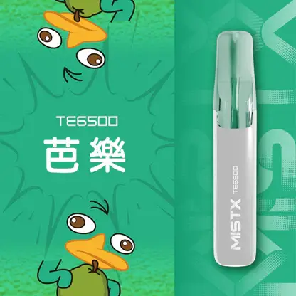 Mist X 鴨嘴獸 冰爽水果口味 6500口拋棄式電子煙｜2%尼古丁鹽順滑不嗆口 550mAh細膩體驗