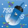VAKA 冰感水果奶茶系 7500口拋棄式電子煙｜3%尼古丁鹽順滑擊喉 600mAh可充電細膩體驗