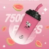 VAKA 冰感水果奶茶系 7500口拋棄式電子煙｜3%尼古丁鹽順滑擊喉 600mAh可充電細膩體驗